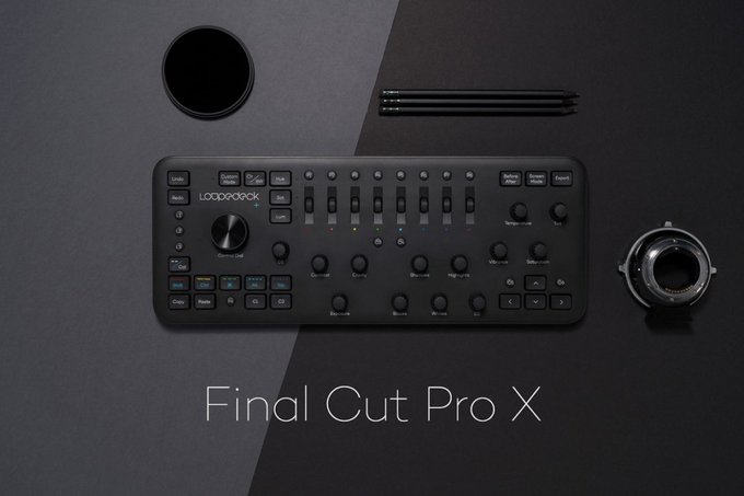 Konsola Loupedeck kompatybilna z Final Cut Pro X i Adobe Audition