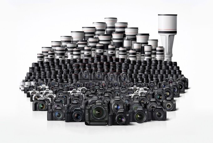 Canon chwali si pozycj lidera na rynku aparatw z wymienn optyk