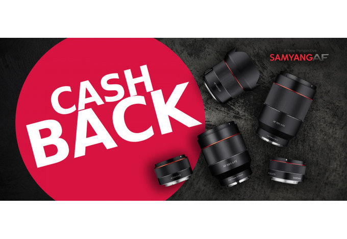 Cashback Samyanga - na obiektywy z autofokusem