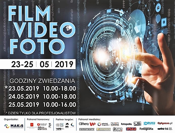 Film Video Foto 2019 - w maju targi w odzi