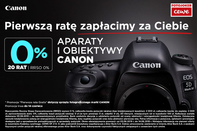 Promocja w CEWE Fotojoker - pierwsza rata gratis