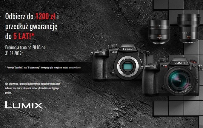 Panasonic Lumix - promocja przeduona