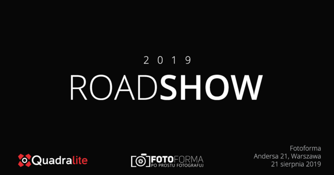 Quadralite Roadshow 2019 ze sklepem Fotoforma