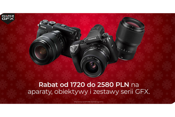 Fujifilm - cashback na system rednioformatowy GFX