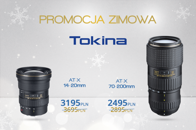 Zimowa promocja obiektyww Tokina