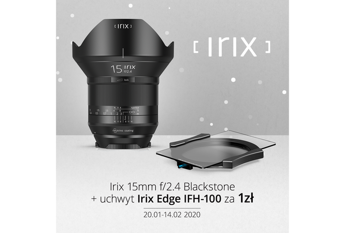 Irix 15 mm f/2.4 Blackstone + Irix Edge IFH-100 Filter holder za 1z