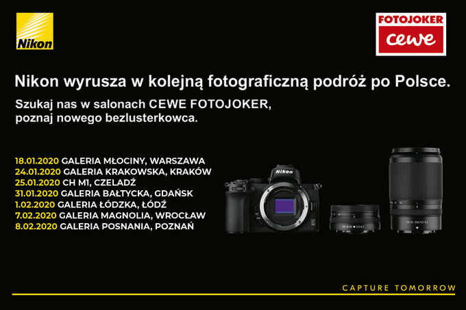 Roadshow marki Nikon w salonach CEWE FOTOJOKER