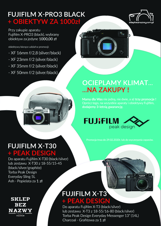 SklepBezNazwy - promocja na produkty Fujifilm 
