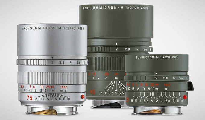Leica Summicron M 28 mm f/2, 75 mm f/2 i 90 mm f/2 - limitowana edycja
