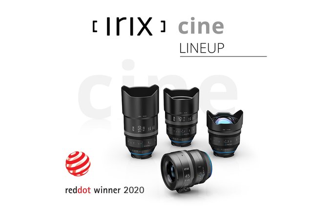 Obiektywy Irix Cine z nagrod Red Dot 2020