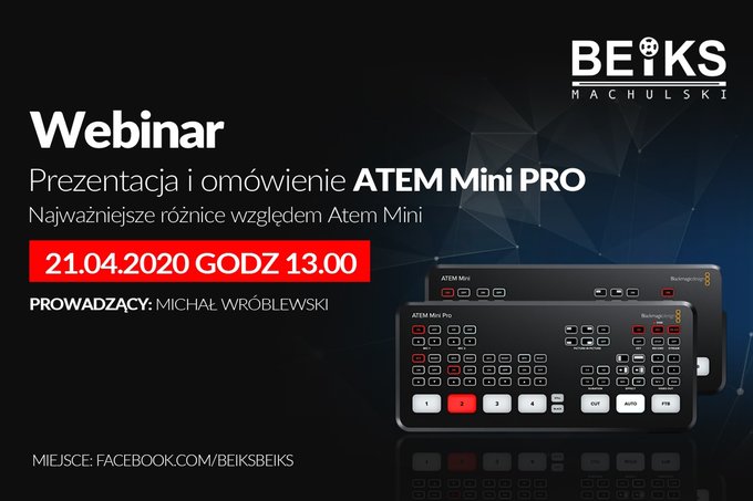 Webinar BEIKS - Prezentacja i omwienie ATEM Mini PRO