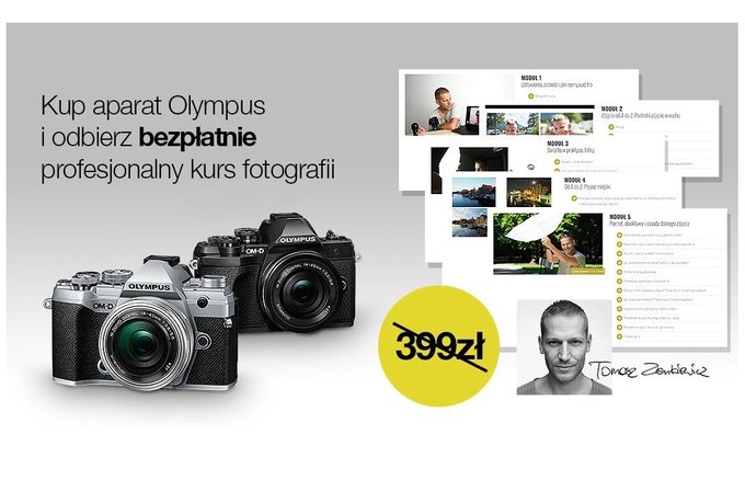 Bezpatny kurs fotografii przy zakupie aparatu Olympus