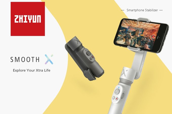 Zhiyun Smooth-X - gimbal z selfie stickiem