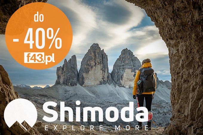 Weekendowa promocja na produkty Shimoda w sklepie f43.pl