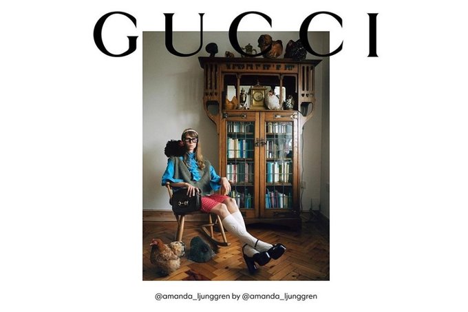 Marka Gucci opublikowaa kampani, w ktrej modele fotografowali si samodzielnie