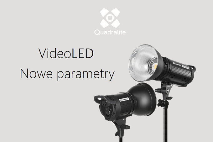 Lampy Quadralite VideoLED teraz z wyszym CRI
