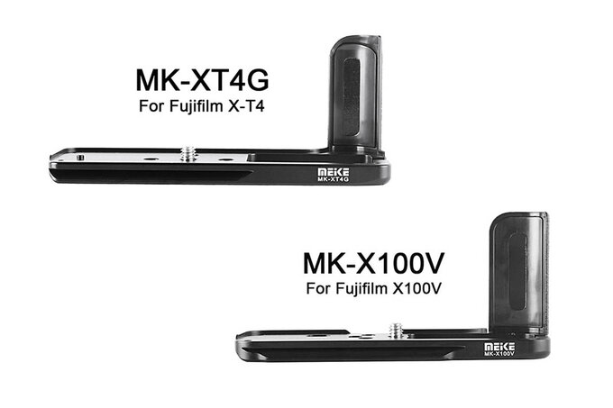 Metalowe gripy Meike dla Fujifilm X-T4 oraz X100V