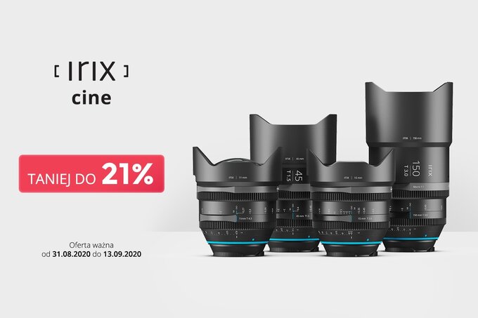 Promocja na obiektywy Irix Cine
