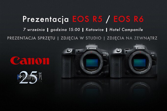 Prezentacja aparatw Canon EOS R5 i R6 w Katowicach