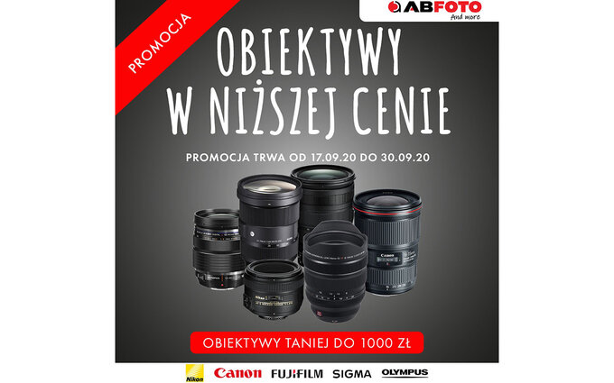 Obiektywy w niszych cenach w AB Foto