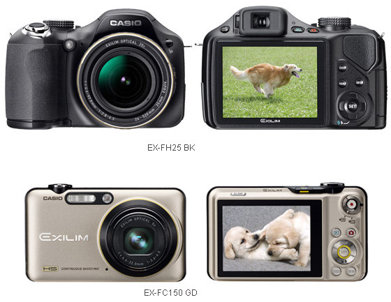 Casio Exilim High Speed EX-FH25 i EX-FC150 