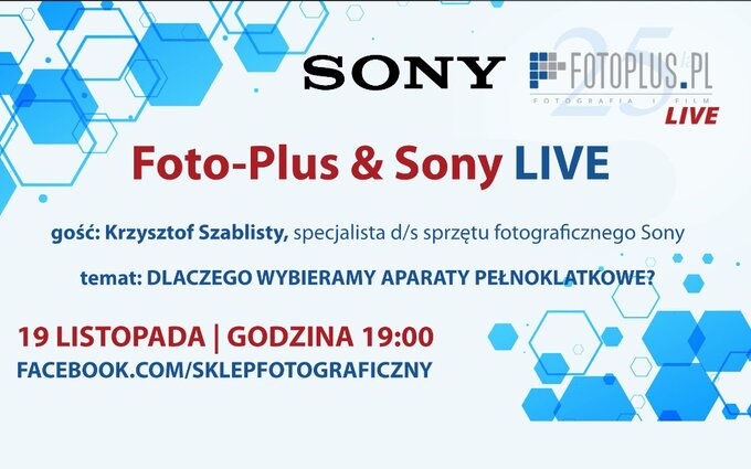 Spotkanie online Foto-Plus i Sony LIVE