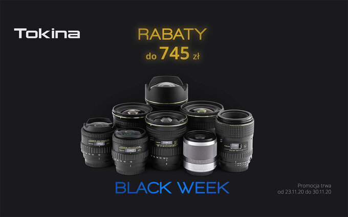 Promocja Tokina Black Week 2020