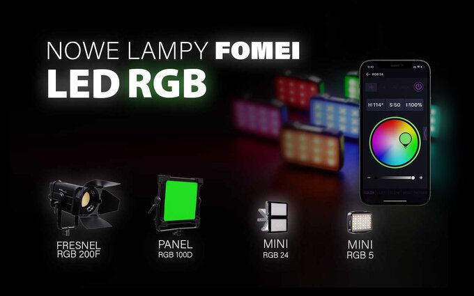 Nowe lampy Fomei LED RGB