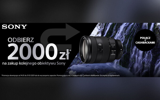 Kupon rabatowy do 2000 z na przyszy zakup obiektywu Sony w sklepie Fotoforma.pl