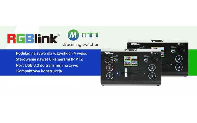 RGBlink mini / mini+ streaming switcher