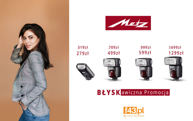 Promocja na produkty Metz w sklepie f43.pl