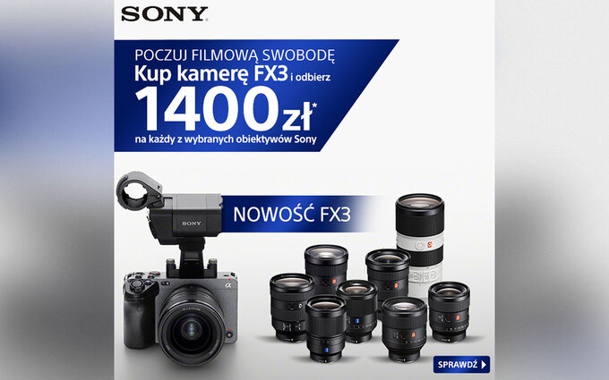 Promocja na Sony FX3 w BEiKS