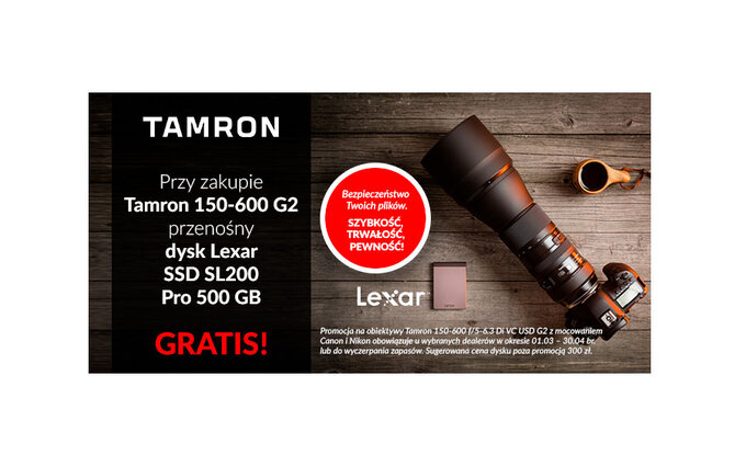 Nowa promocja na teleobiektywy Tamron