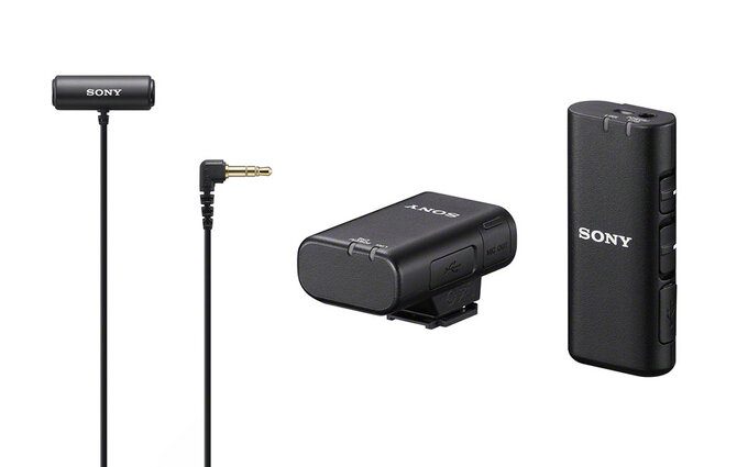Nowe mikrofony Sony