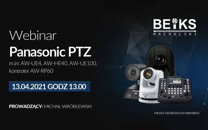 Webinar BEIKS - Kamery PTZ Panasonic
