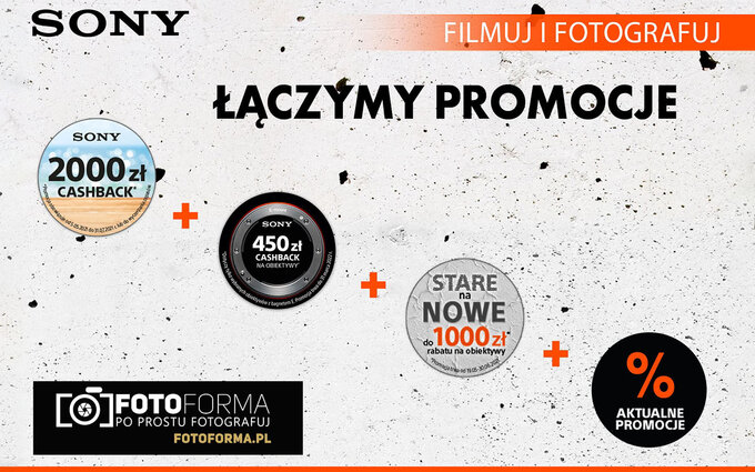 Kolejne promocje Sony w sklepie Fotoforma