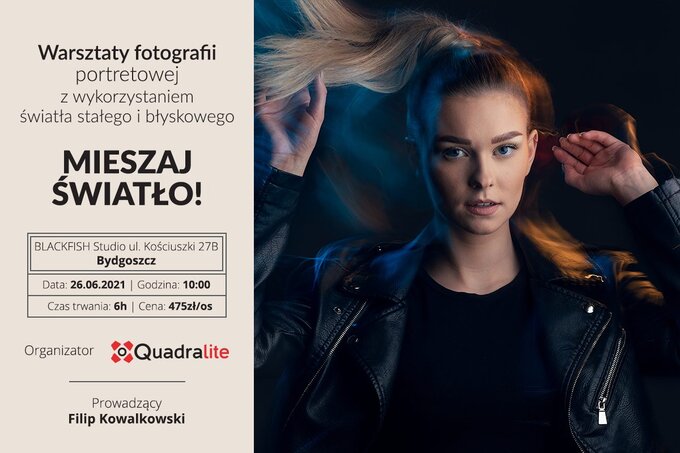 Warsztaty fotografii portretowej z mark Quadralite