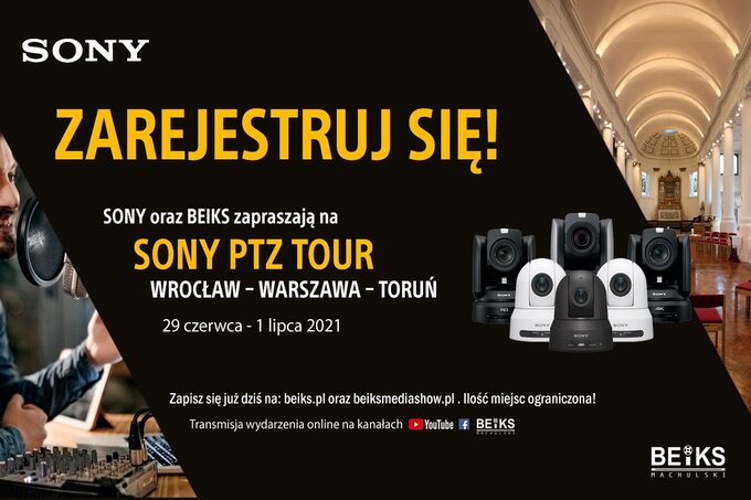 BEiKS zaprasza na Sony PTZ Tour
