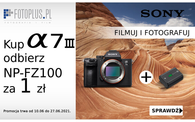 Akumulator do Sony A7 III za 1 z w sklepie Foto-Plus