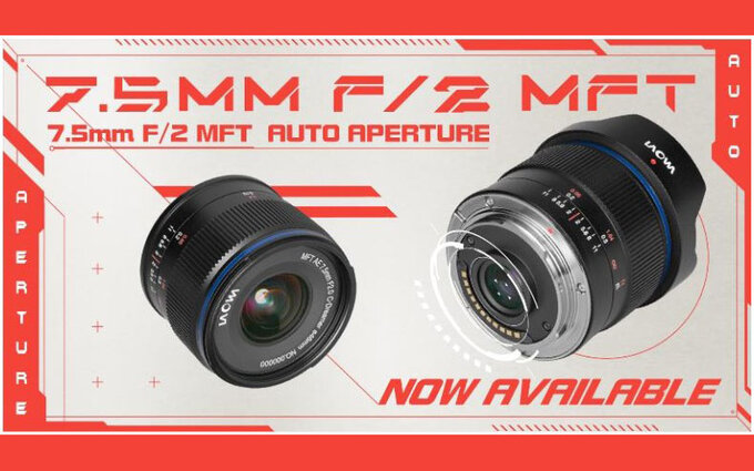 Laowa 7.5 mm f/2 ze stykami