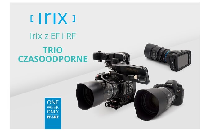 Promocja na obiektywy Irix Cine
