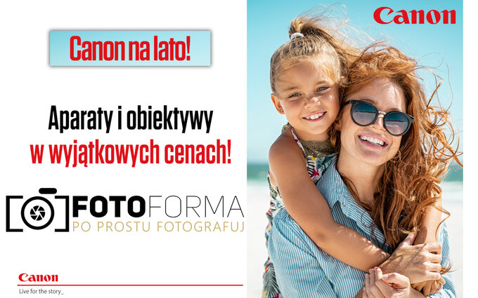 Letnie promocj na produkty Canon w sklepie Fotoforma.pl