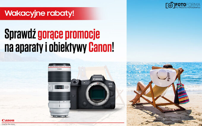 Letnie promocje Canon w sklepie Fotoforma