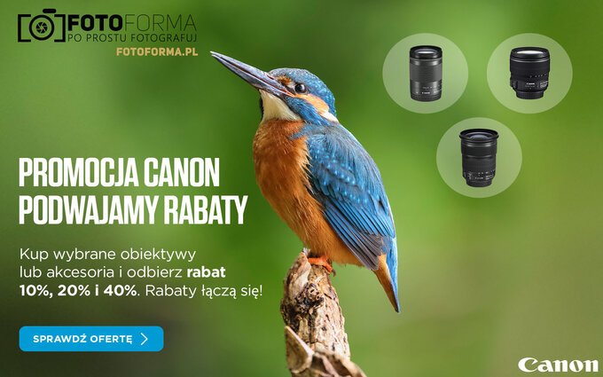 Letnie promocje Canon w sklepie Fotoforma