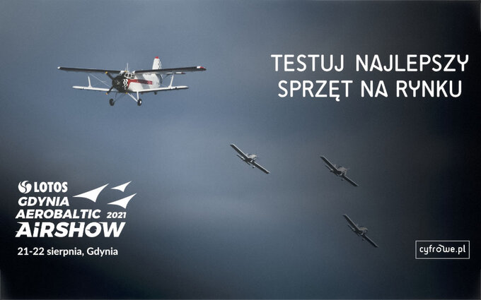 Strefa spotterska Cyfrowe.pl na Aerobaltic Gdynia 2021
