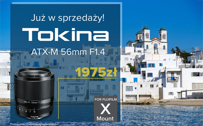 Tokina ATX-M 56 mm f/1.4 X w polskiej dystrybucji