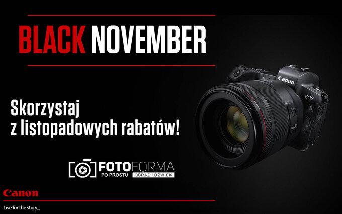 Black November i inne promocje Canon na Fotoforma.pl