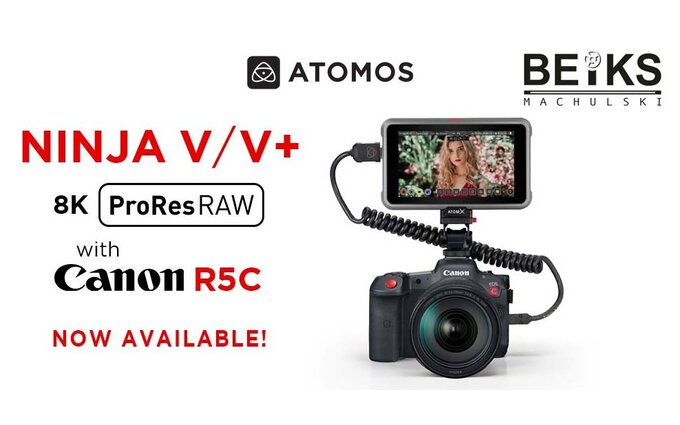 Canon EOS R5 C i Atomos Ninja V w BEiKS