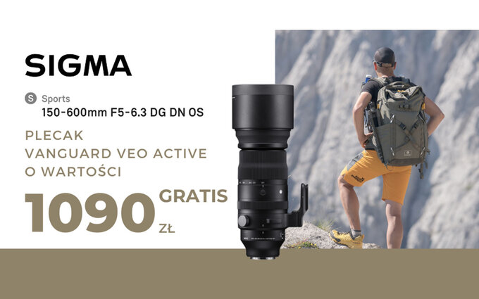 Sigma S 150-600 mm f/5-6.3 w nowej promocji