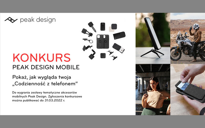Konkurs Peak Design Mobile Konkurs Peak Design Mobile